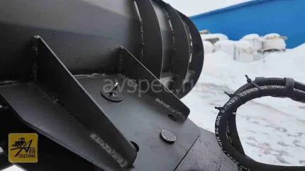 Отвал для уборки снега на ременные трактора усиленный